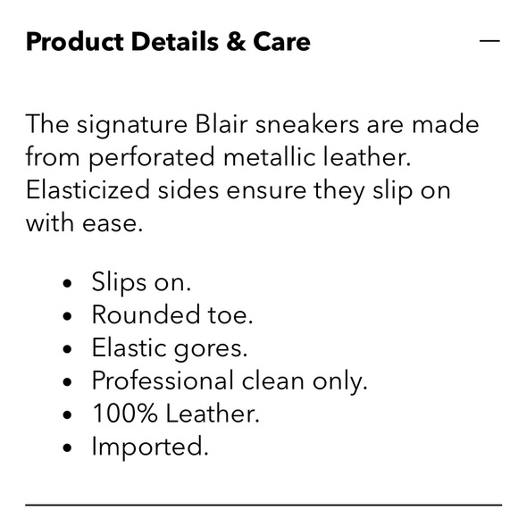 New in Box VINCE- Blair perforated leather slip on sneakers - Picture 9 of 9